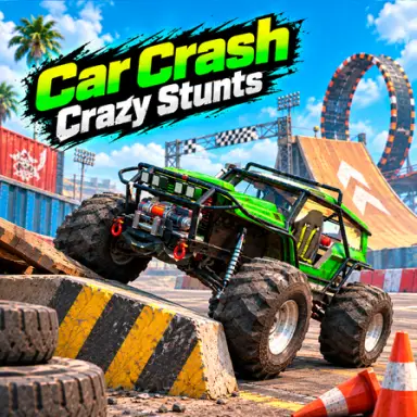 Car Crash Crazy Stunts