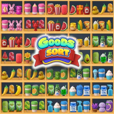 Goods Sort 3D - Triple Puzzle