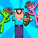 Noob vs Stickman Zombies