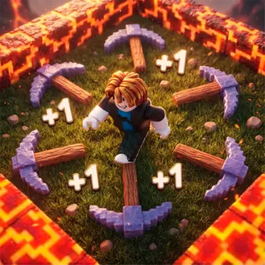 Obby : +1 Kazma: Blokları Kır 3D