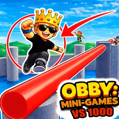 Obby: Mini Games vs 1000